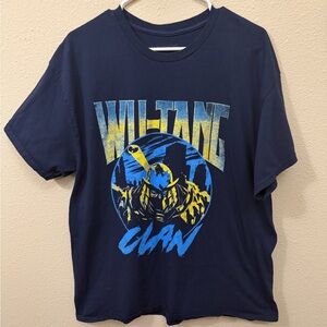 Wu-Tang Clan Mens Size XL Shredder Navy Blue T-Shirt Official‎